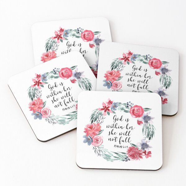 Item preview, God is within her she will not fall | Psalm 46:5 designed and sold by Harpley Design Studio.