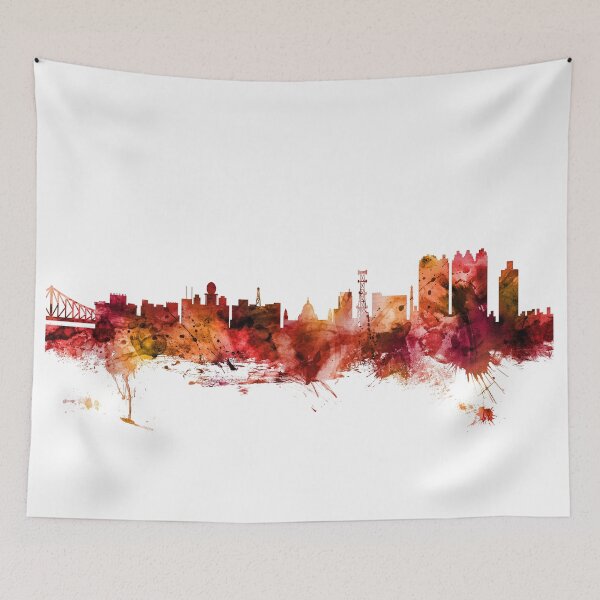 Item preview, Kolkata (Calcutta) India Skyline designed and sold by ArtPrints.