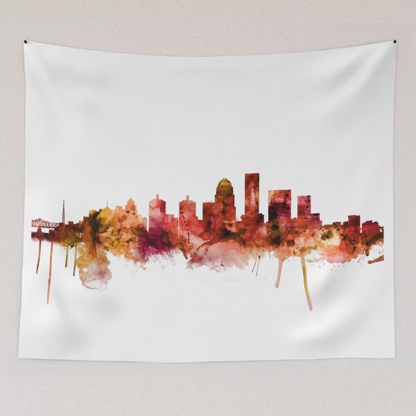 Item preview, Louisville Kentucky City Skyline designed and sold by ArtPrints.