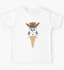 We Bare Ice Cream Scoops Kinder T-Shirt
