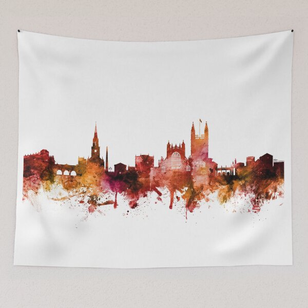 Item preview, Bath England Skyline Cityscape designed and sold by ArtPrints.