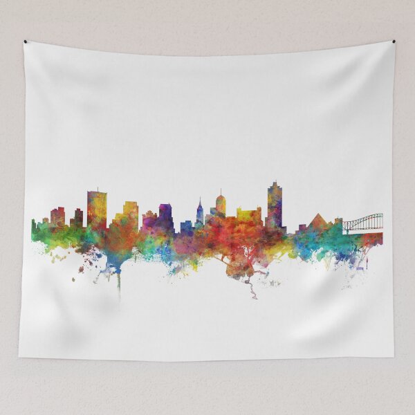 Item preview, Memphis Tennessee Skyline designed and sold by ArtPrints.