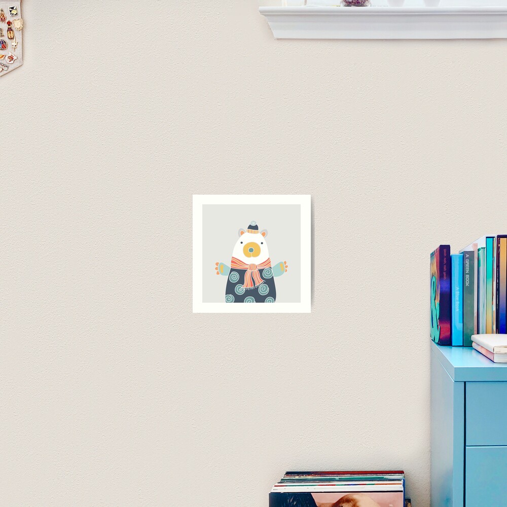 Woodland Bear Art Print