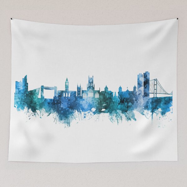 Item preview, Kingston upon Hull England Skyline designed and sold by ArtPrints.