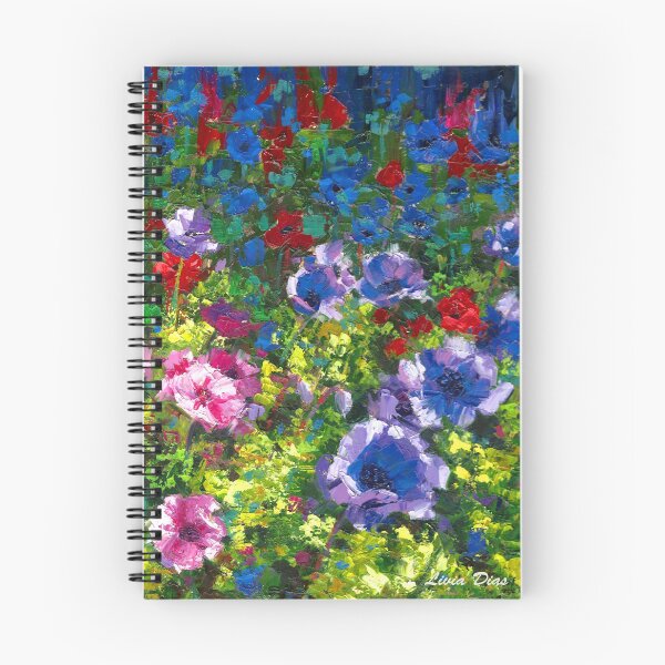 Item preview, Anemone Flower Garden - Botanic Collection Art Print designed and sold by Livia Dias.