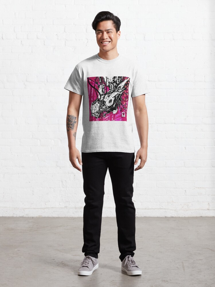 Thumbnail 3 of 7, Classic T-Shirt, Hacked puppets 3 White shirt filled background designed and sold by atomcyber.