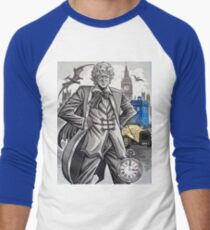 The Third Doctor Men's Baseball ¾ T-Shirt