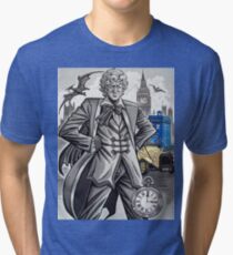 The Third Doctor Tri-blend T-Shirt