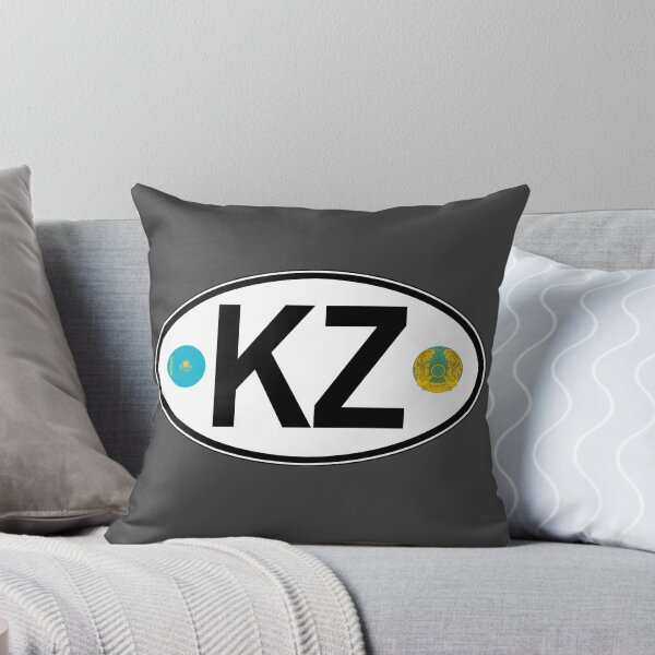 Item preview, Kazakhstan Oval Country Code Decal designed and sold by rogue-design.