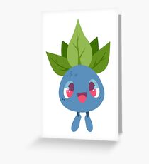 Oddish Vector Greeting Card
