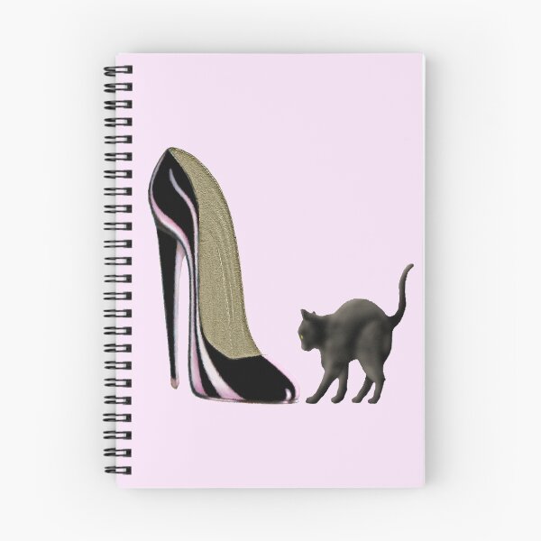 Artikelvorschau, Black Scardey Cat and Stiletto Shoe Art entworfen und verkauft von ckeenart.