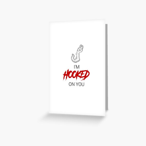 Dead By Daylight - Hooked 1 (Texte noir) Carte de vœux