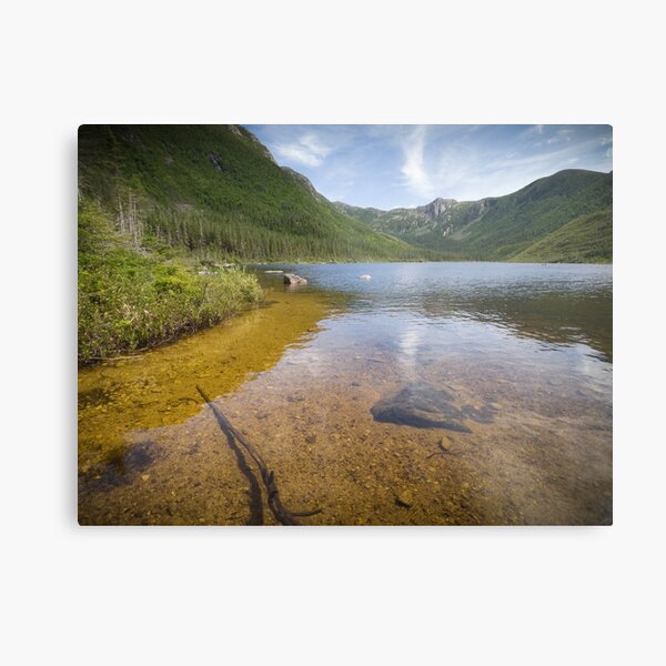 Lac aux Américains, in the Gaspésie National Park Metal Print