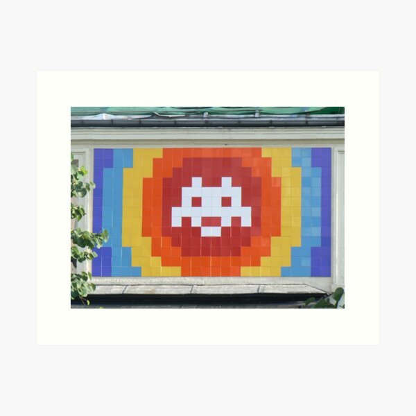 Item preview, Space Invader - Multi-Coloured designed and sold by DRS-Edinburgh.