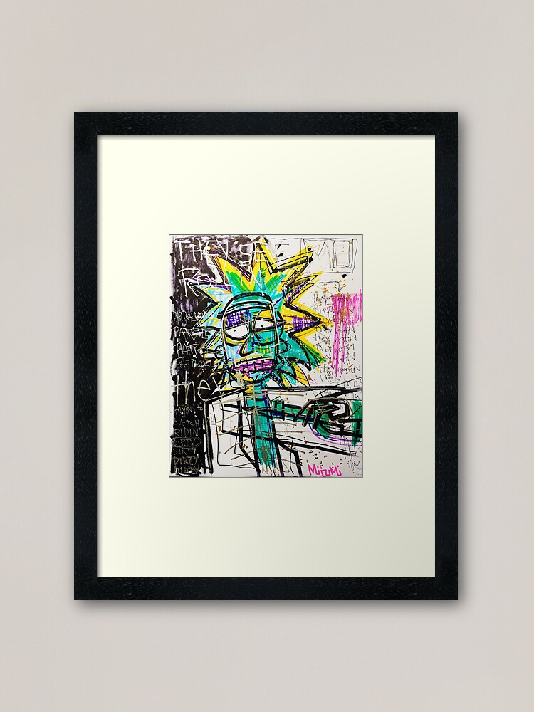 Alternate view of Rick Sanchez Riding Dirty Framed Art Print