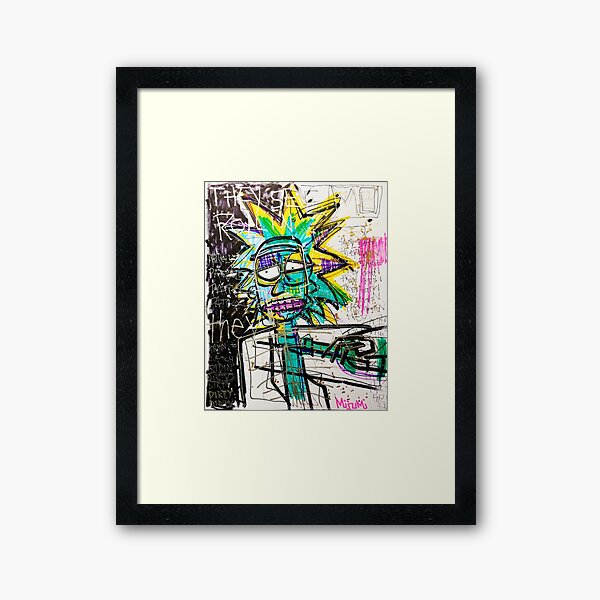 Rick Sanchez Riding Dirty Framed Art Print