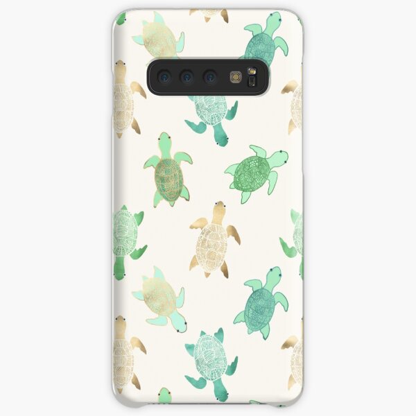 Gilded Jade & Mint Turtles Samsung Galaxy Snap Case