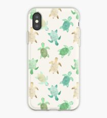 Vinilo o funda para iPhone Dorado Jade & Mint Turtles