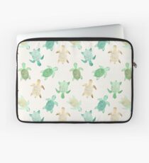 Vergoldete Jade & Mint Schildkröten Laptoptasche