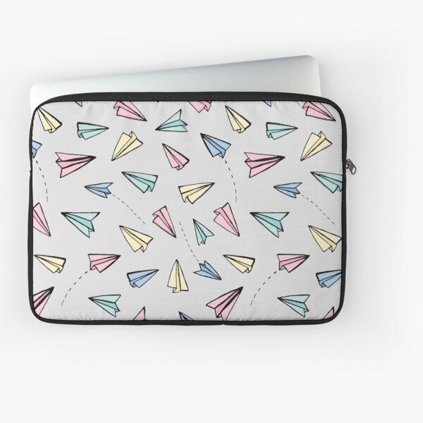 Paper Planes in Pastel Laptop Sleeve