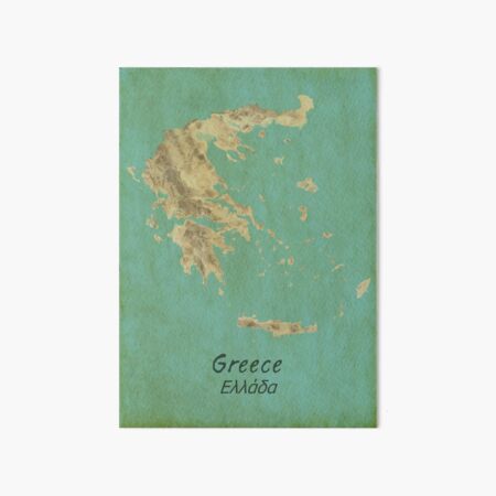 Item preview, Historical-styled Map of Greece designed and sold by Henrik Gulliksen Schüller.