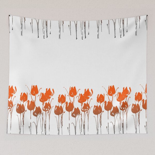 Item preview, TULIPS - ORANGE designed and sold by nibsgallery.