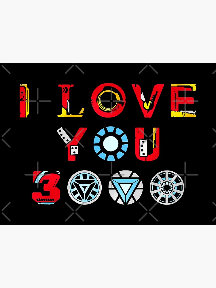 I Love You 3000 V3 Greeting Card By Vanhand Redbubble