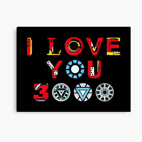 I Love You 3000 v3 Canvas Print