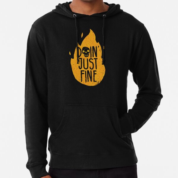 Doin' Just Fine Lightweight Hoodie
