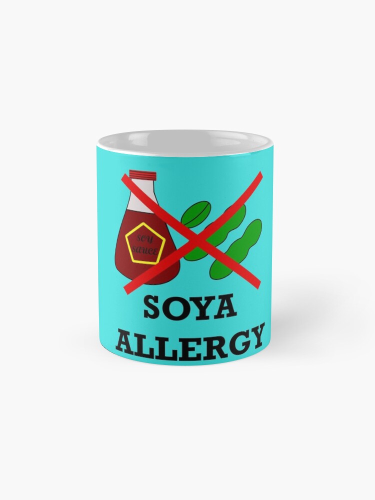 Alternate view of Soya allergy,soy allergy Mug