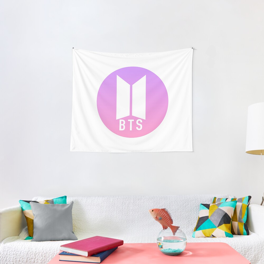 View Bts Logo Pink And Blue Images