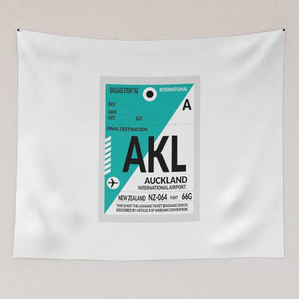 Item preview, Travel sticker, Baggage label Auckland designed and sold by Froeschchen.