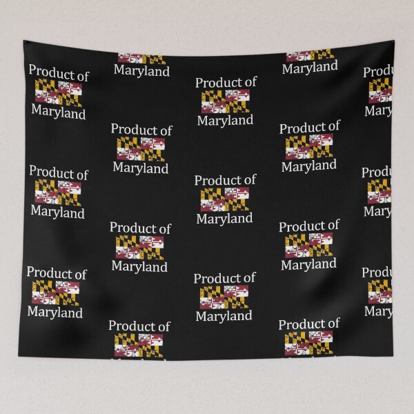 Item preview, Product of Maryland Circles State Flag design designed and sold by GetItGiftIt.