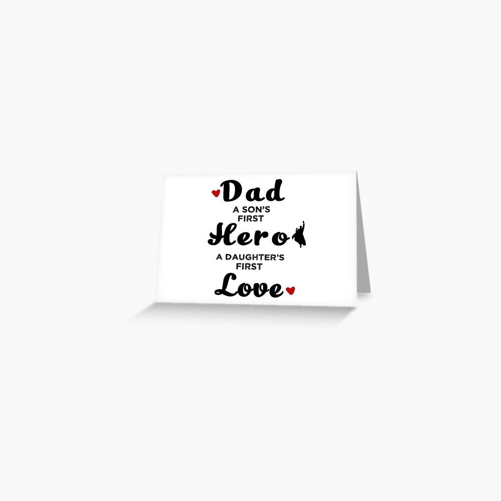 dad a daughter's first love gift