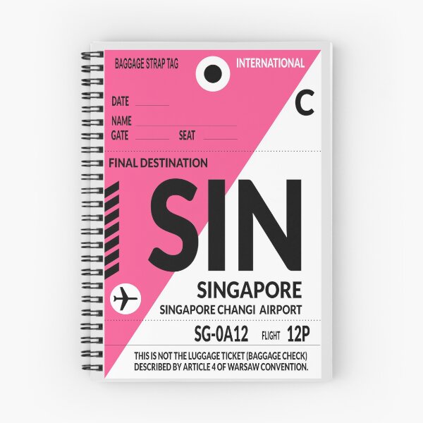 Item preview, Travel sticker, Baggage label Singapore designed and sold by Froeschchen.