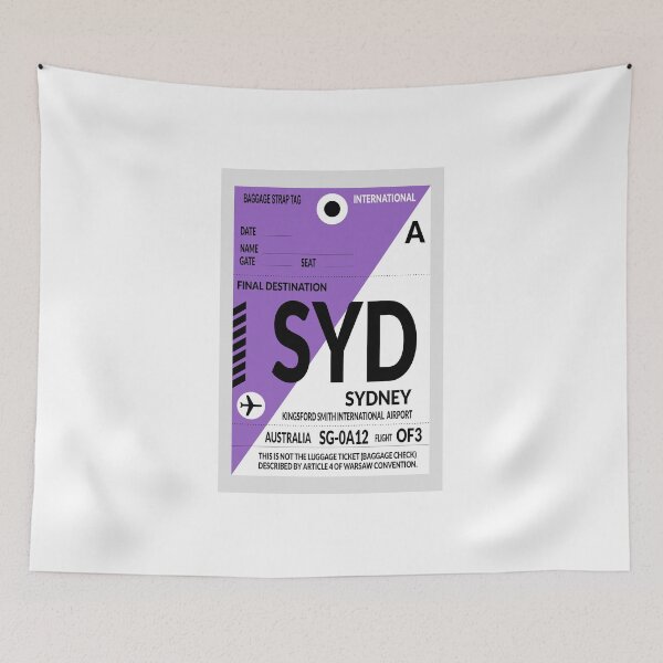 Item preview, Travel sticker, Baggage label Sydney designed and sold by Froeschchen.
