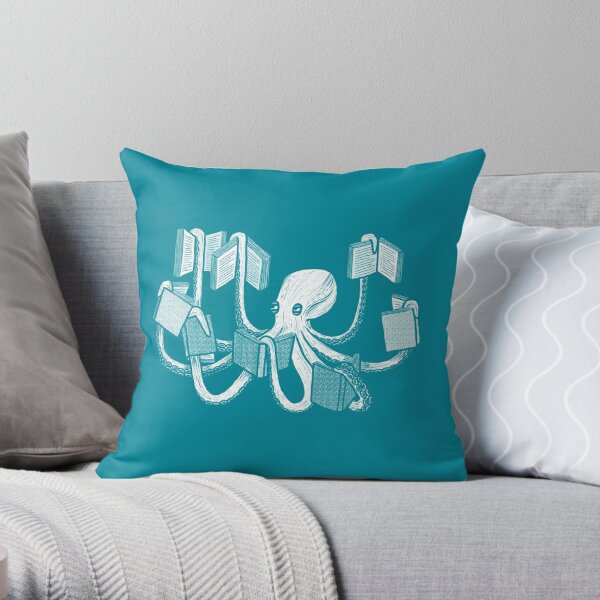 Armed With Knowledge Throw Pillow
