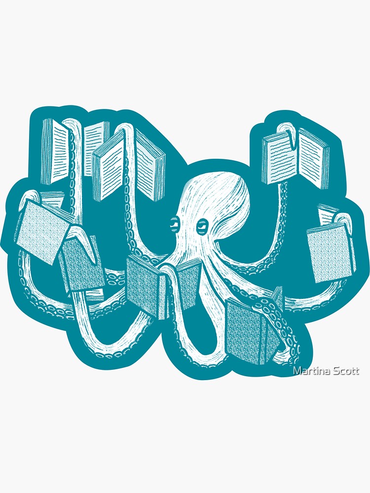 Thumbnail 3 of 3, Sticker, Armed With Knowledge designed and sold by martinascott.