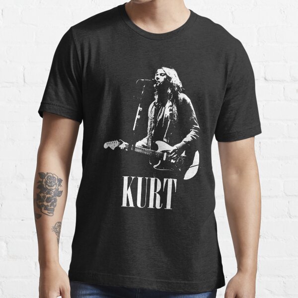 Grunge Rock Legende - weiße Schablone Essential T-Shirt
