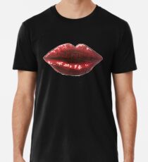 Roter Schmollmund Männer Premium T-Shirts