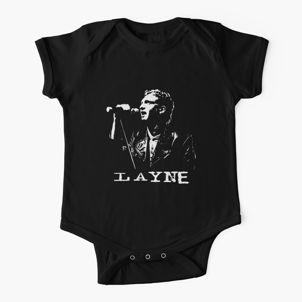Layne - in White Stencil-1 Baby One-Piece