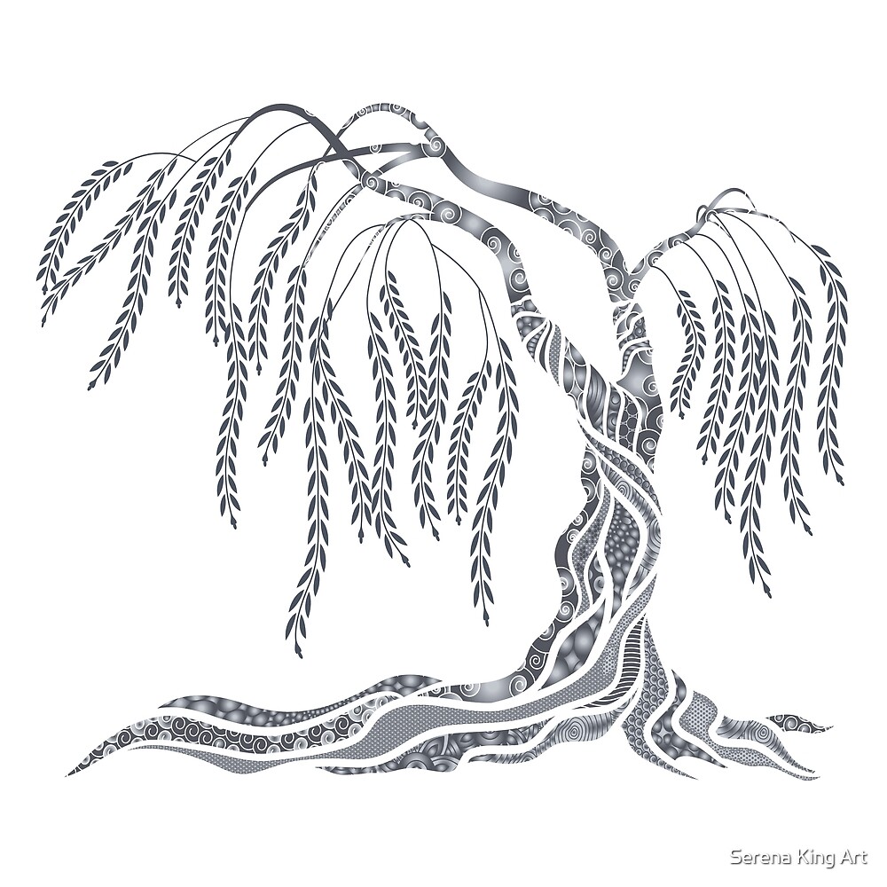Weeping Willow Tree By Serena King Redbubble