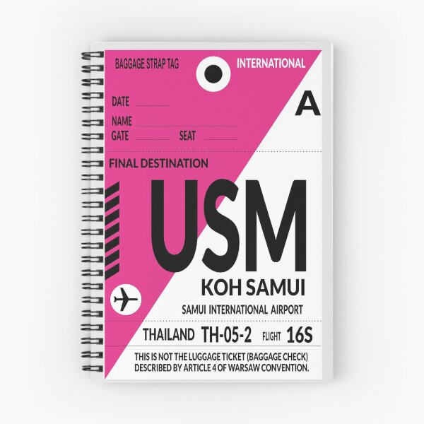 Item preview, Travel sticker, Baggage label Koh Samui designed and sold by Froeschchen.