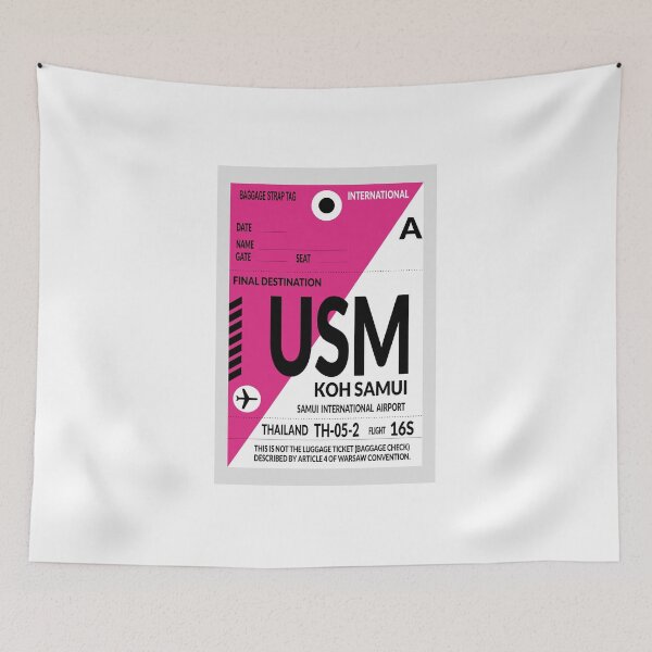 Item preview, Travel sticker, Baggage label Koh Samui designed and sold by Froeschchen.