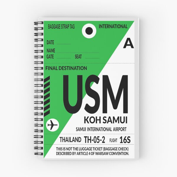 Item preview, Travel sticker, Baggage label Koh Samui designed and sold by Froeschchen.