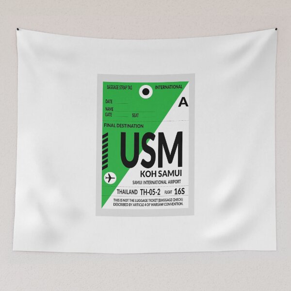 Item preview, Travel sticker, Baggage label Koh Samui designed and sold by Froeschchen.