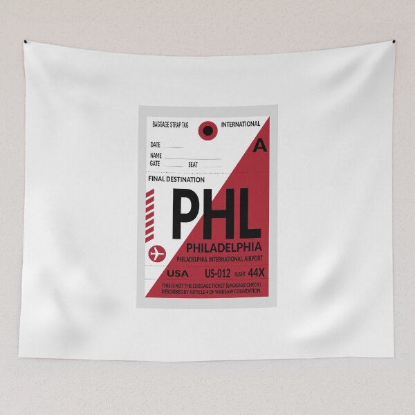 Item preview, Travel sticker, Baggage label Philadelphia designed and sold by Froeschchen.