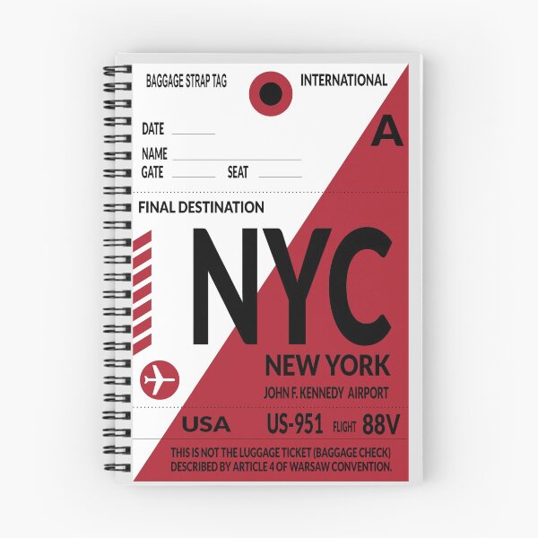 Item preview, Travel sticker, New York baggage label designed and sold by Froeschchen.