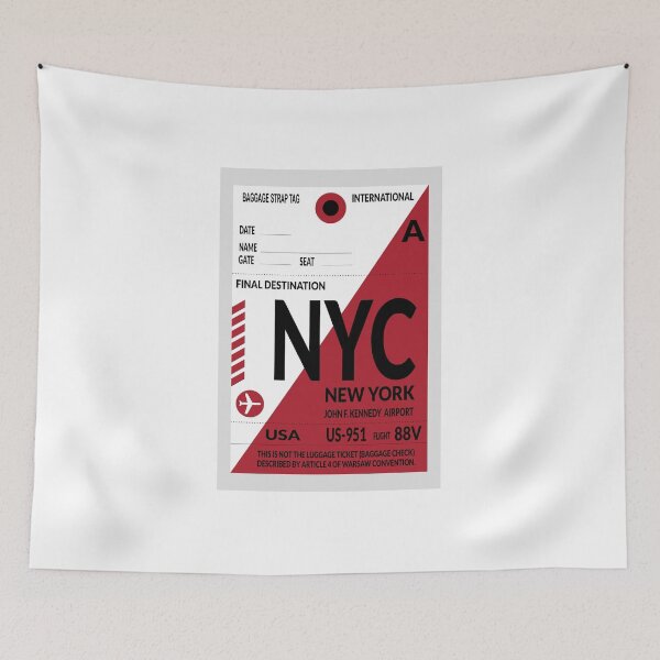 Item preview, Travel sticker, New York baggage label designed and sold by Froeschchen.