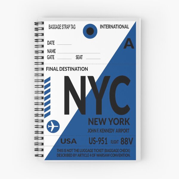 Item preview, Travel sticker, New York baggage label designed and sold by Froeschchen.